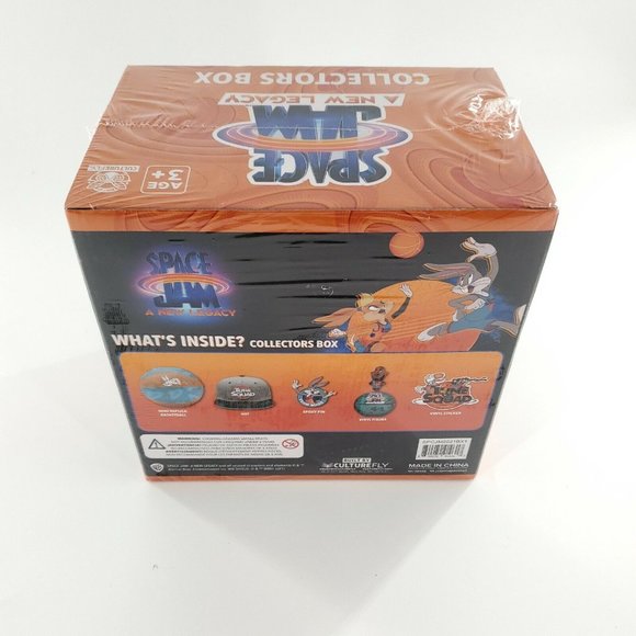 Space Jam A New Legacy Collectors Box LeBron Figure,Basketball,Hat,Pin,& Sticker - Picture 3 of 3